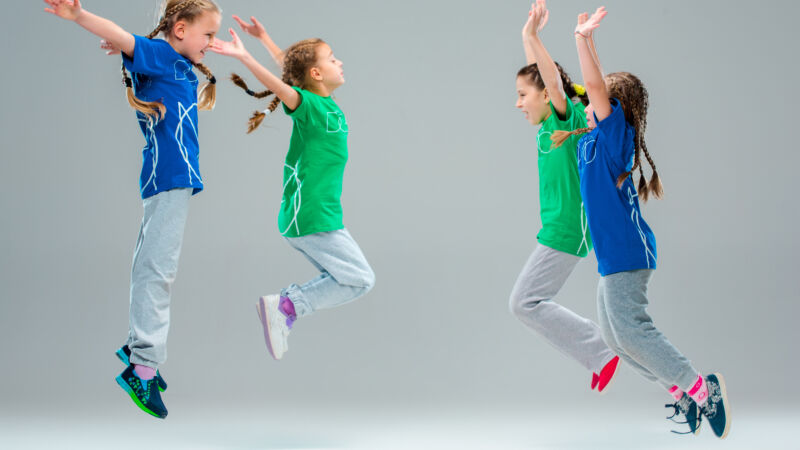 The kids dance school, ballet, hiphop, street, funky and modern dancers