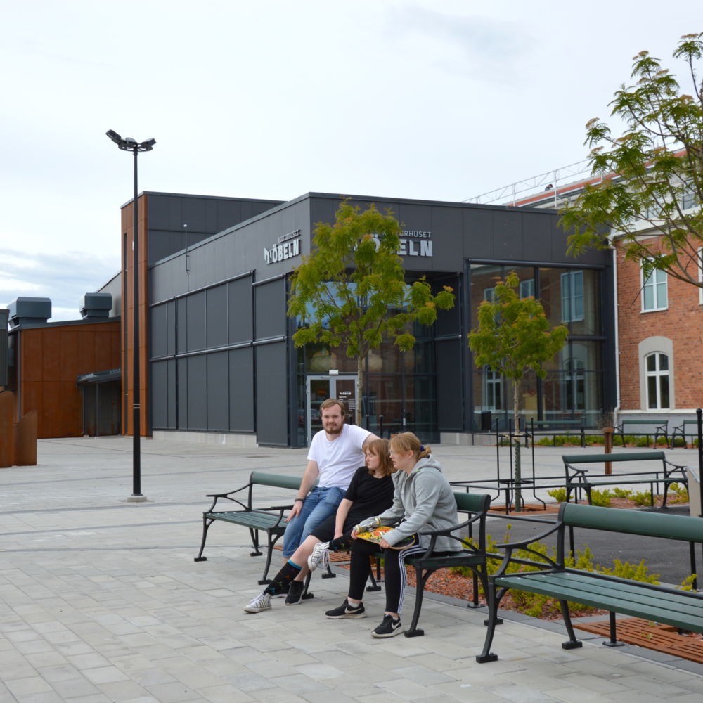 Utomhus Kulturhuset Möbeln
