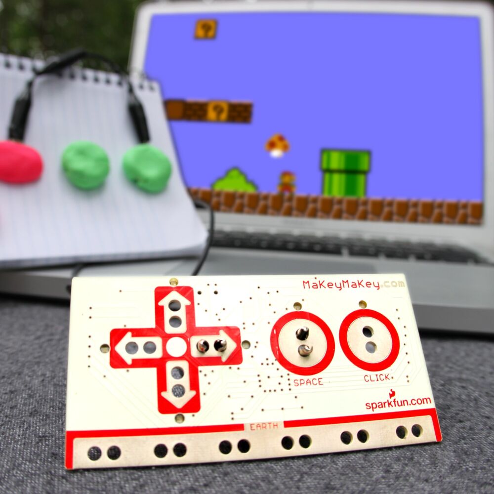 Makey makey foto Play Doh Mario