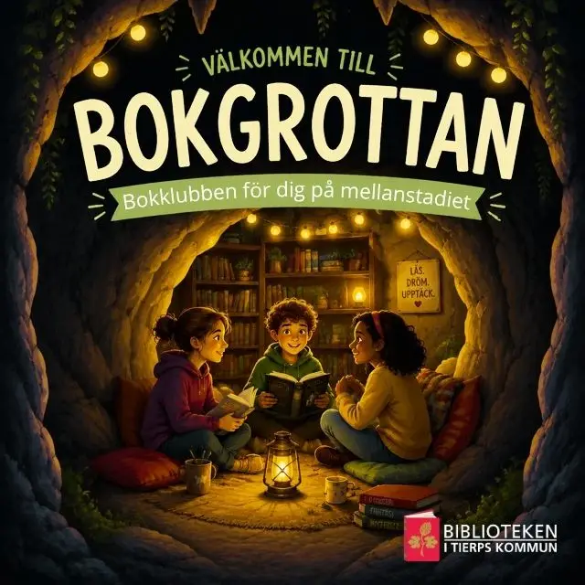 Bokgrottan med logga